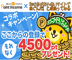 ポイントインカムバナー